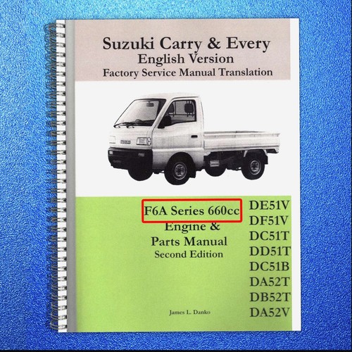 Suzuki carry every f6a engine - f6a,
