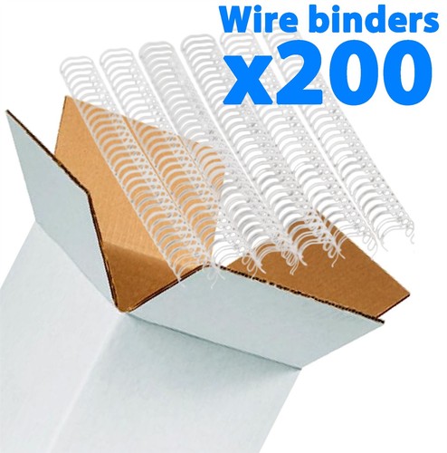 Galaxy white wire loop binding - galaxy,