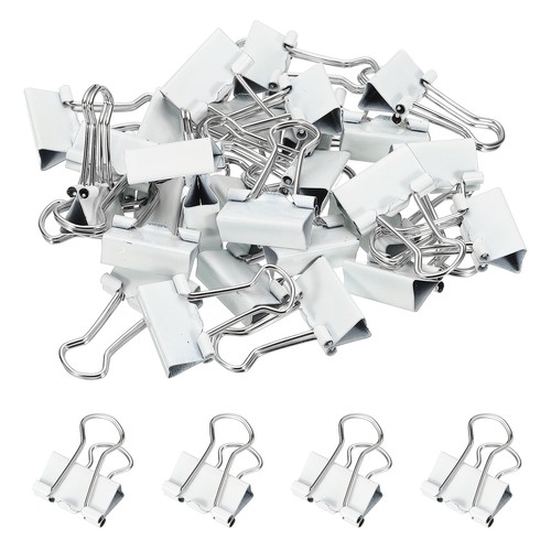 Binder clips 30 pcs - 0.75", clips,