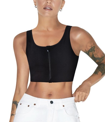 Junlan chest binder black - chest, l