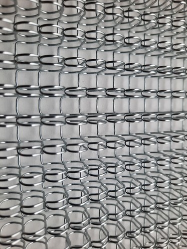 100 4mm silver - 6.4mm, binding